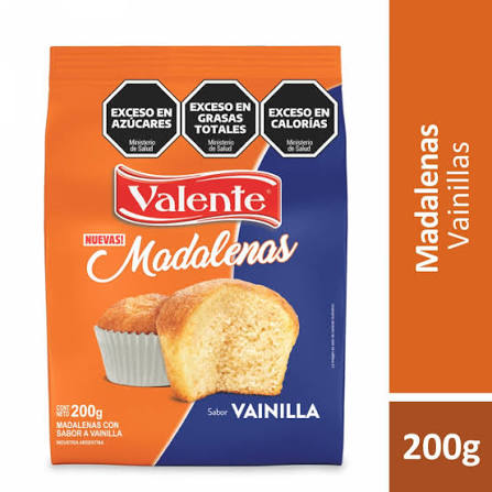 GALLETITAS VALENTE MADALENAS VAINILLA 200g
